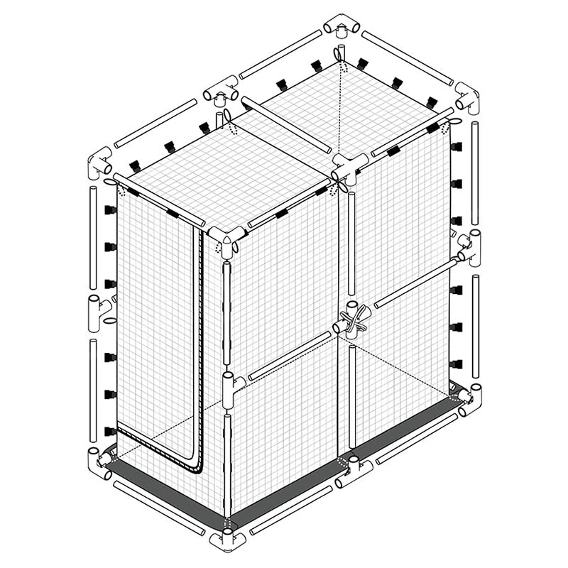 Insect Rearing Design BugDorm-9H1040 Insect Rearing Cage – InsectaBio